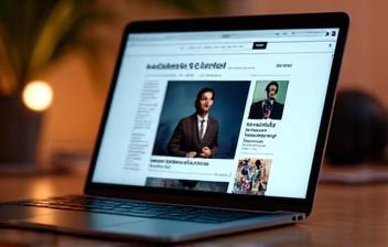 Mockup of an article on a popular online publication