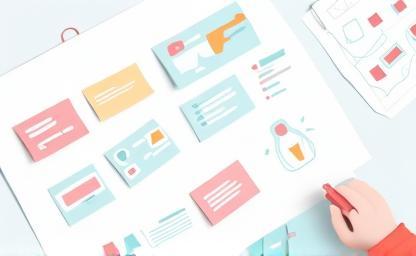 Branding concepts and ideas on a wall